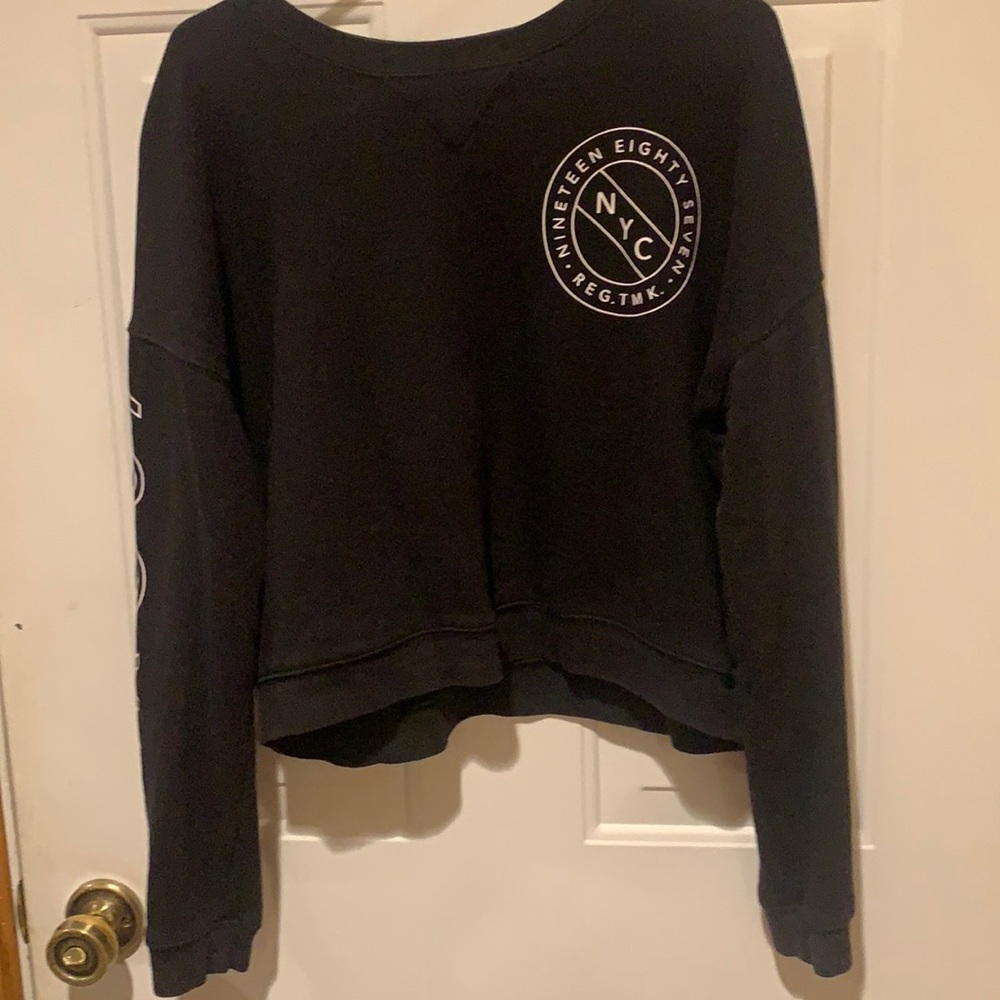 Aero crop crew neck